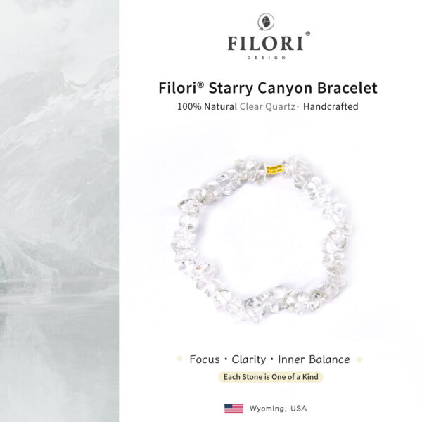 Peak Pure Bracelets Natural Clear Quartz