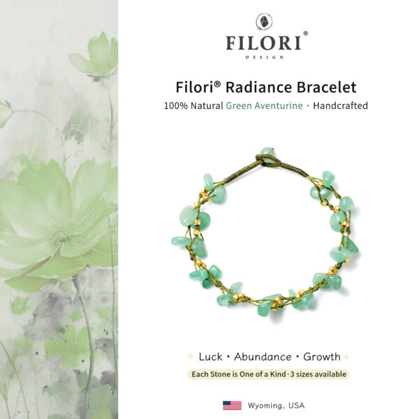 Radiance Bracelets · Natural Green Aventurine