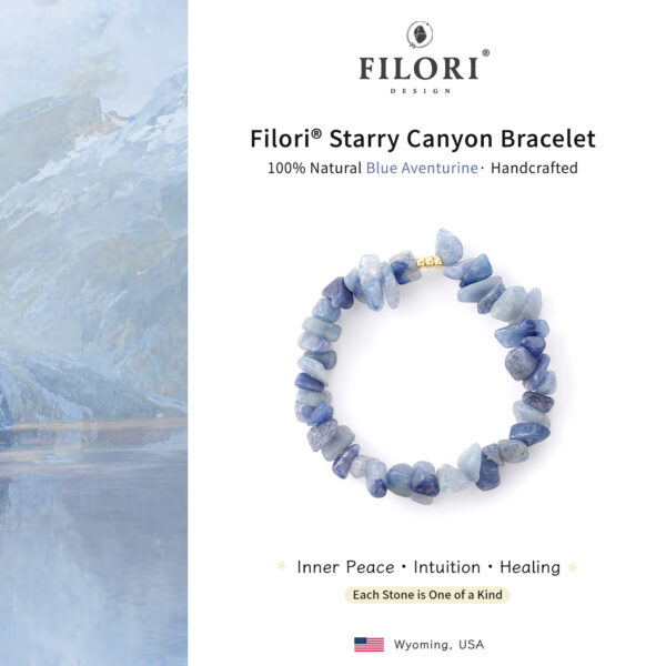 Peak Pure Bracelets Natural Blue Aventurine