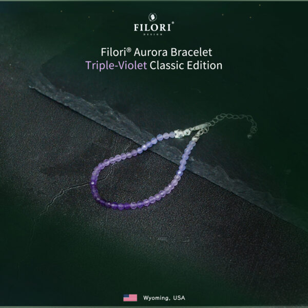 Aurora bracelet- Triple violet Classic Edtion