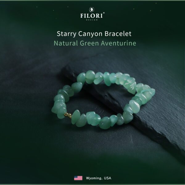 Starry Canyon Bracelets Natural Green Aventurine