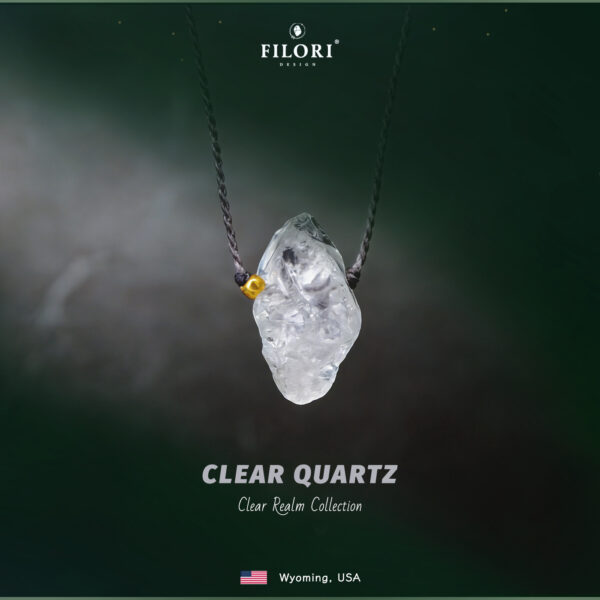 Clear Realm Necklace · Natural Clear Quartz