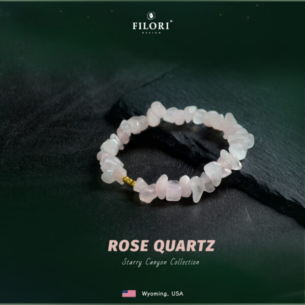 Starry Canyon Bracelets Natural Rose Quartz
