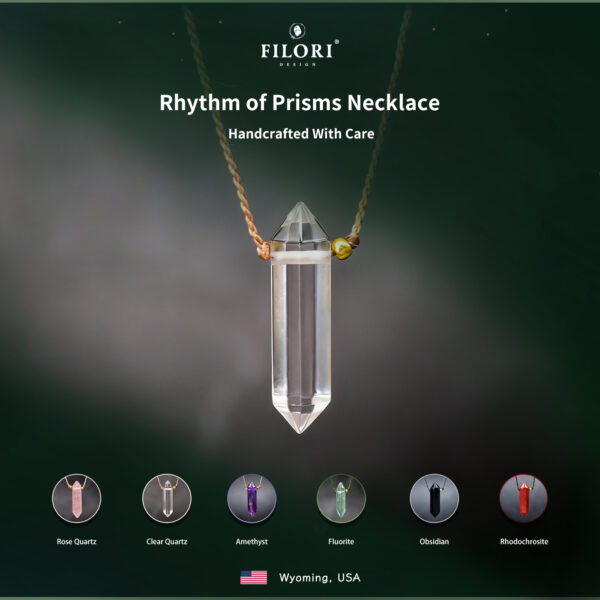 Hexagonal Prism Crystal Pendant